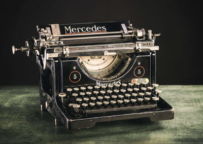 Schreibmaschine der Marke "Mercedes"